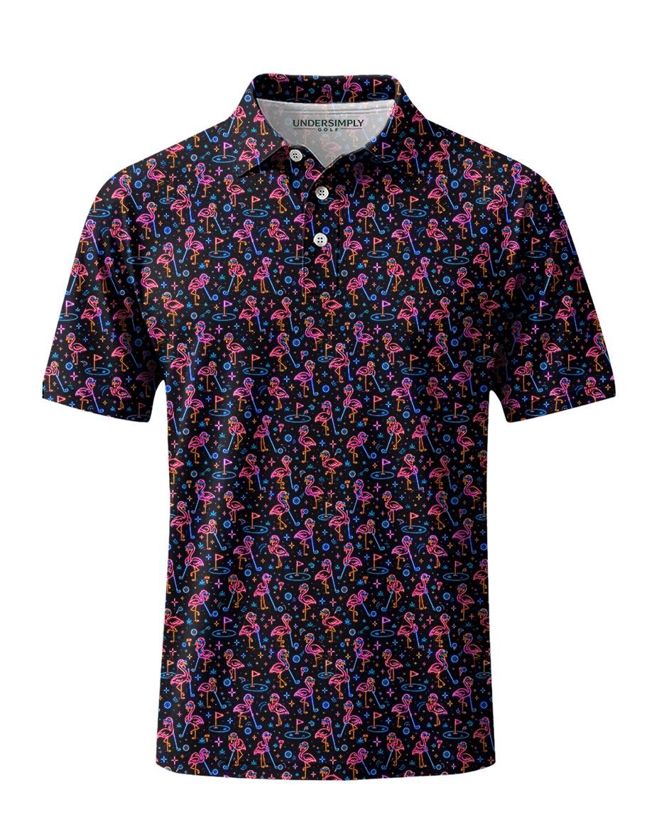 Flamingle Golf Polo