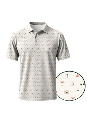 Tee Time Confidential Golf Polo