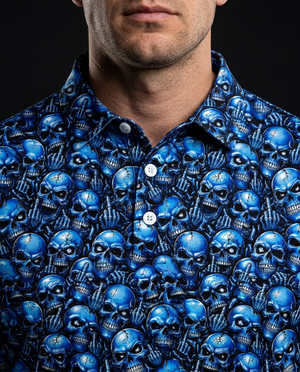 The Skull Mood Polo Golf Polo