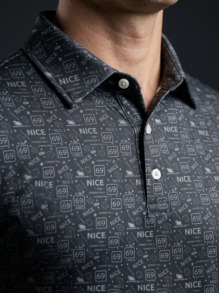 The Charcoal Club Golf Polo