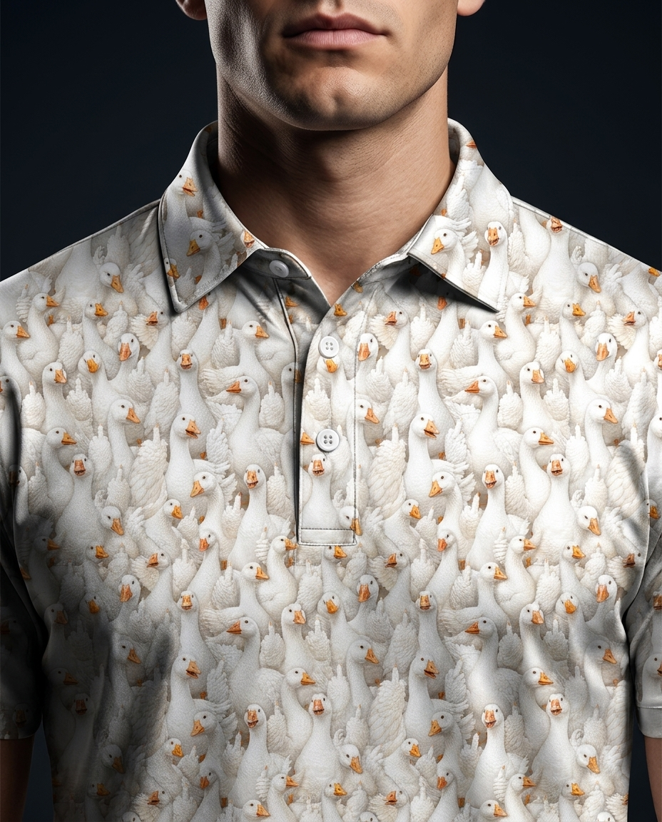 The Honk Mood Polo Golf Polo