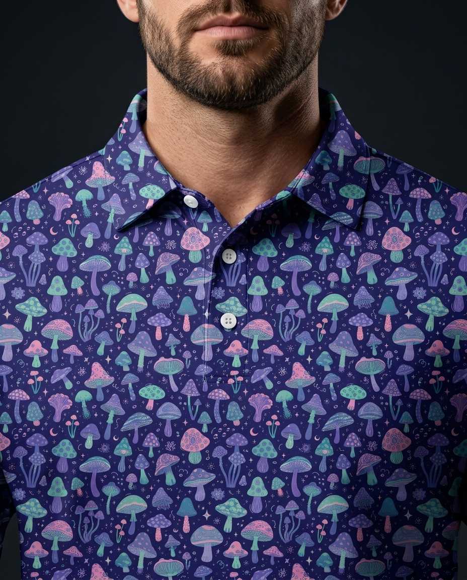 Psychedelic Mushroom Polo