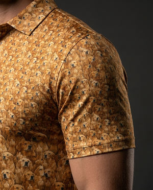 Golden Retriever Golf Polo