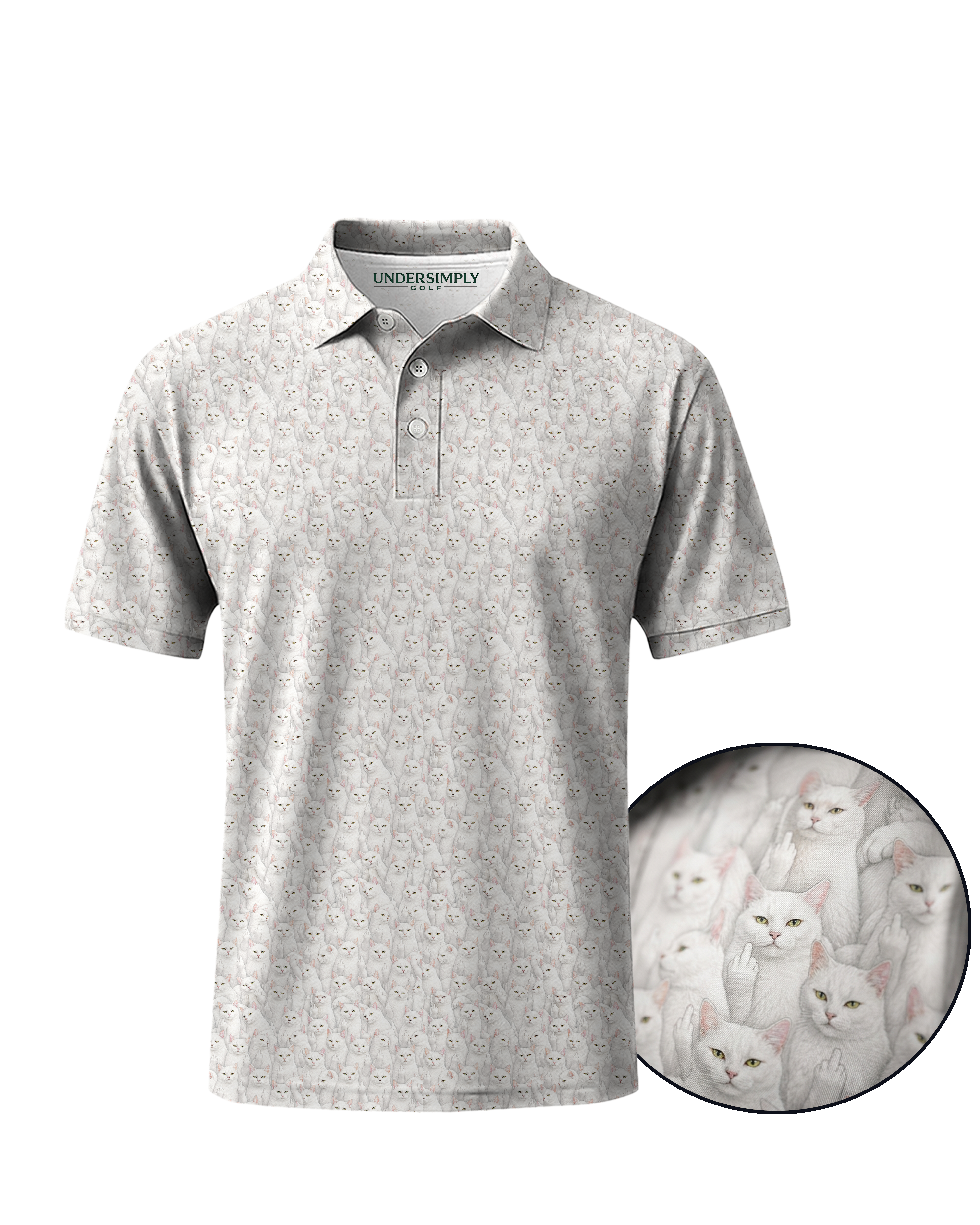 The White Cat Club Polo Golf Polo