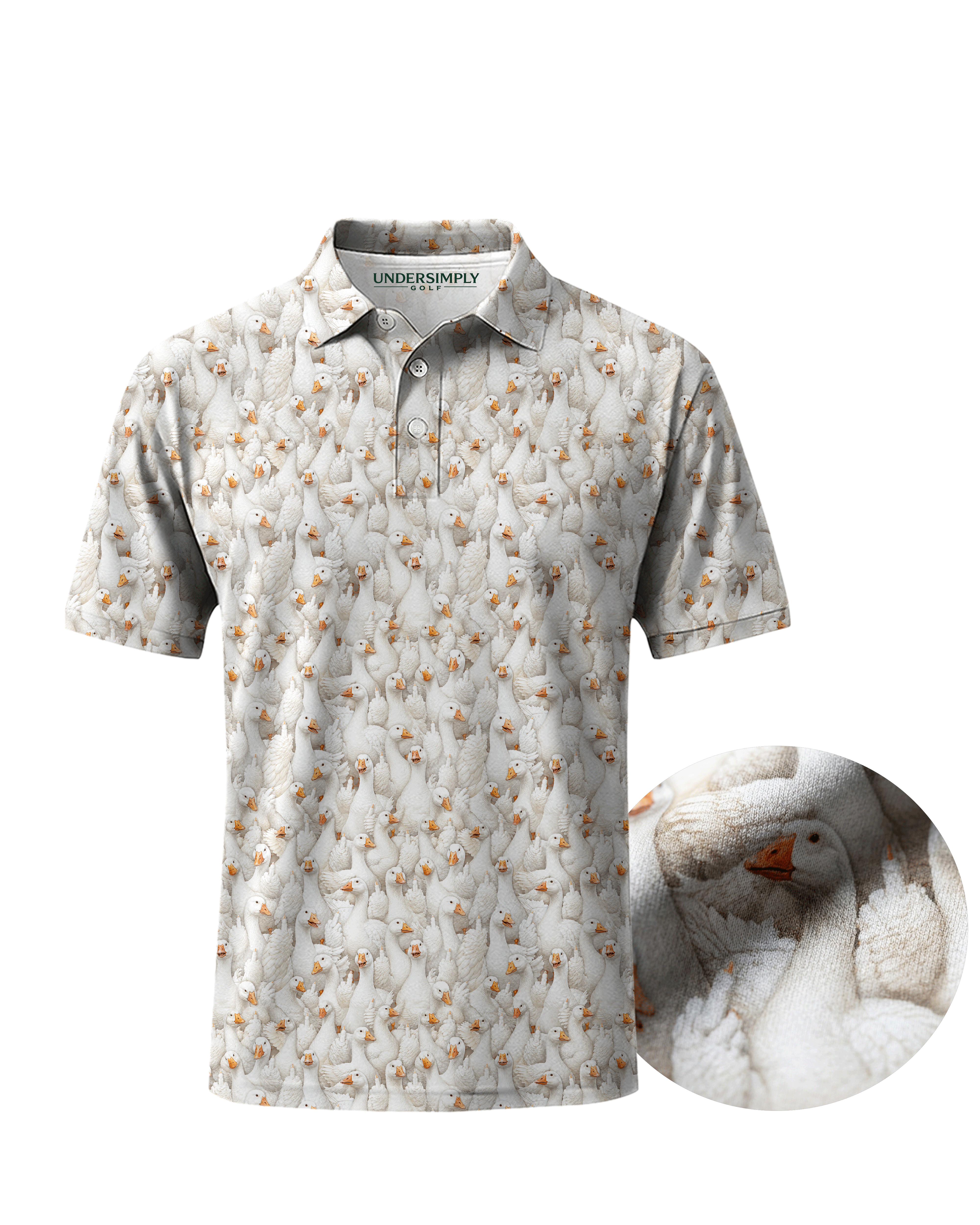 The Honk Mood Polo Golf Polo