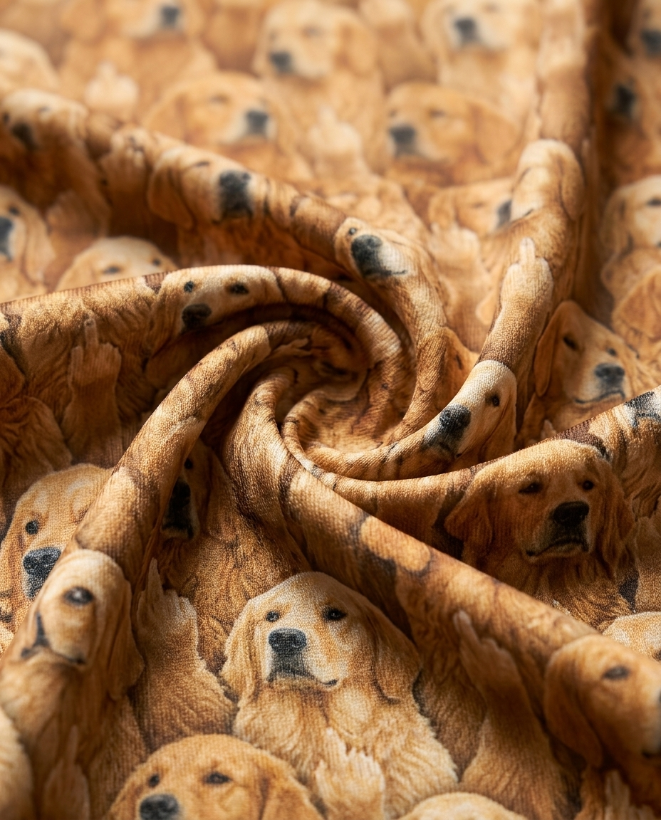 Golden Retriever Golf Polo