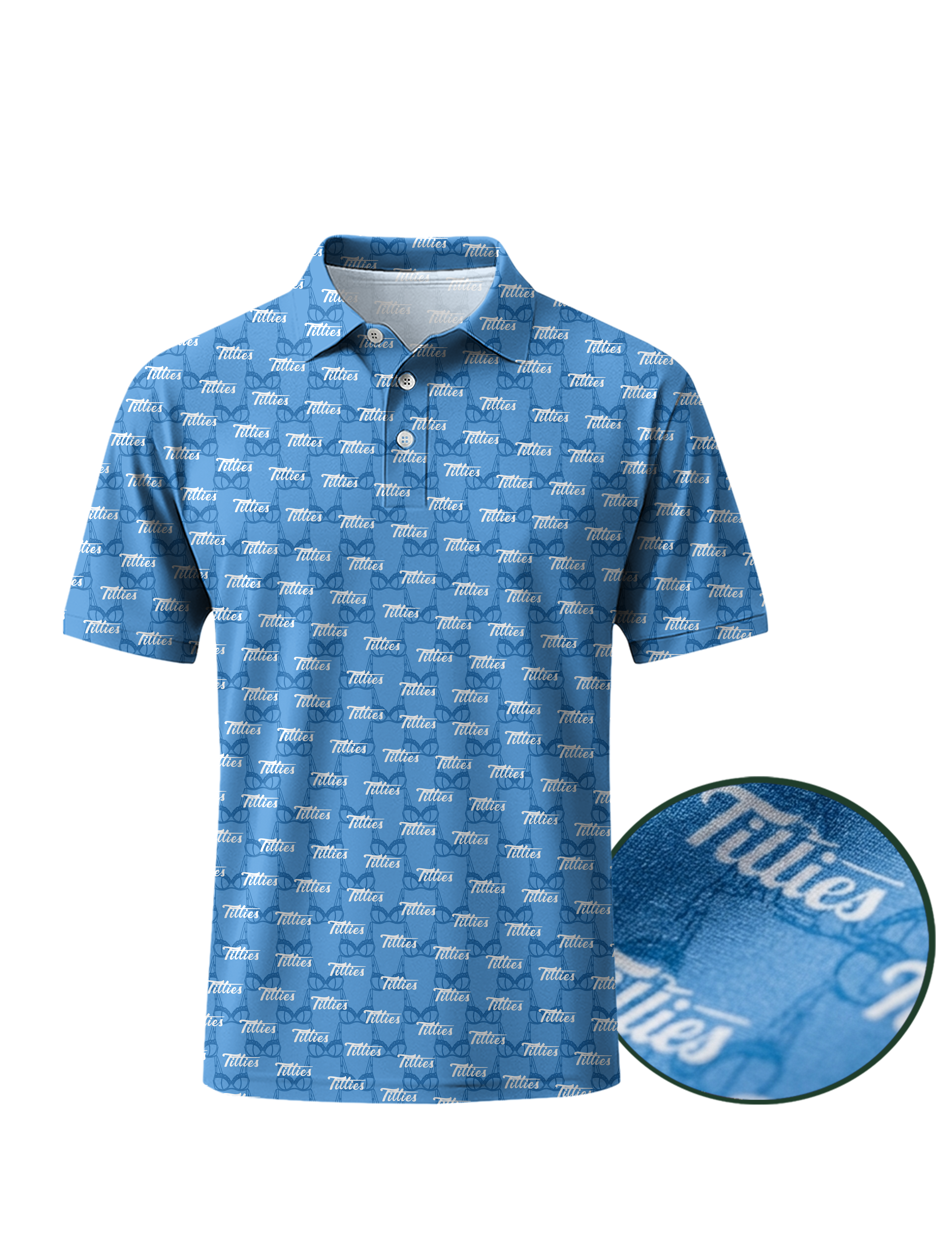 The Blue Lingerie Golf Polo