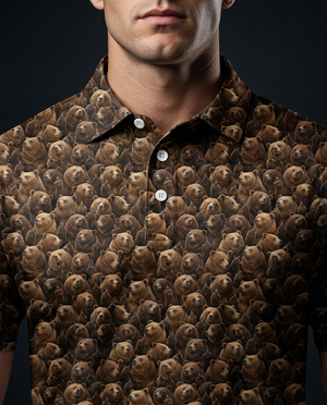 The Bear Mood Polo Golf Polo