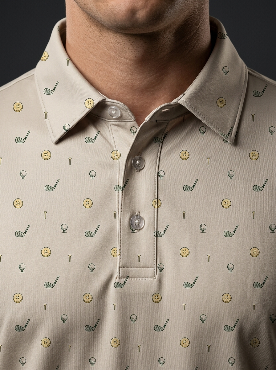 Banana Slice Golf Polo
