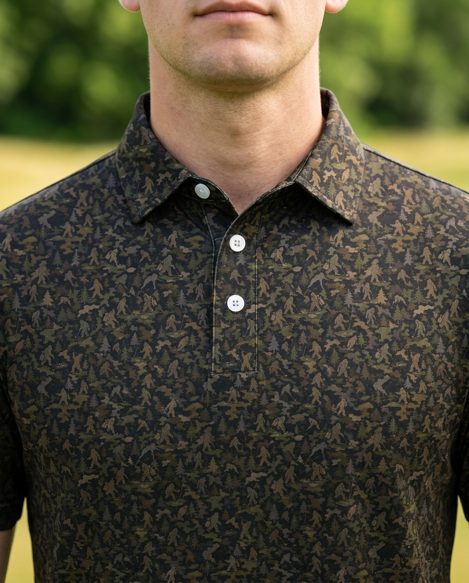 The Sasquatch Camo Polo