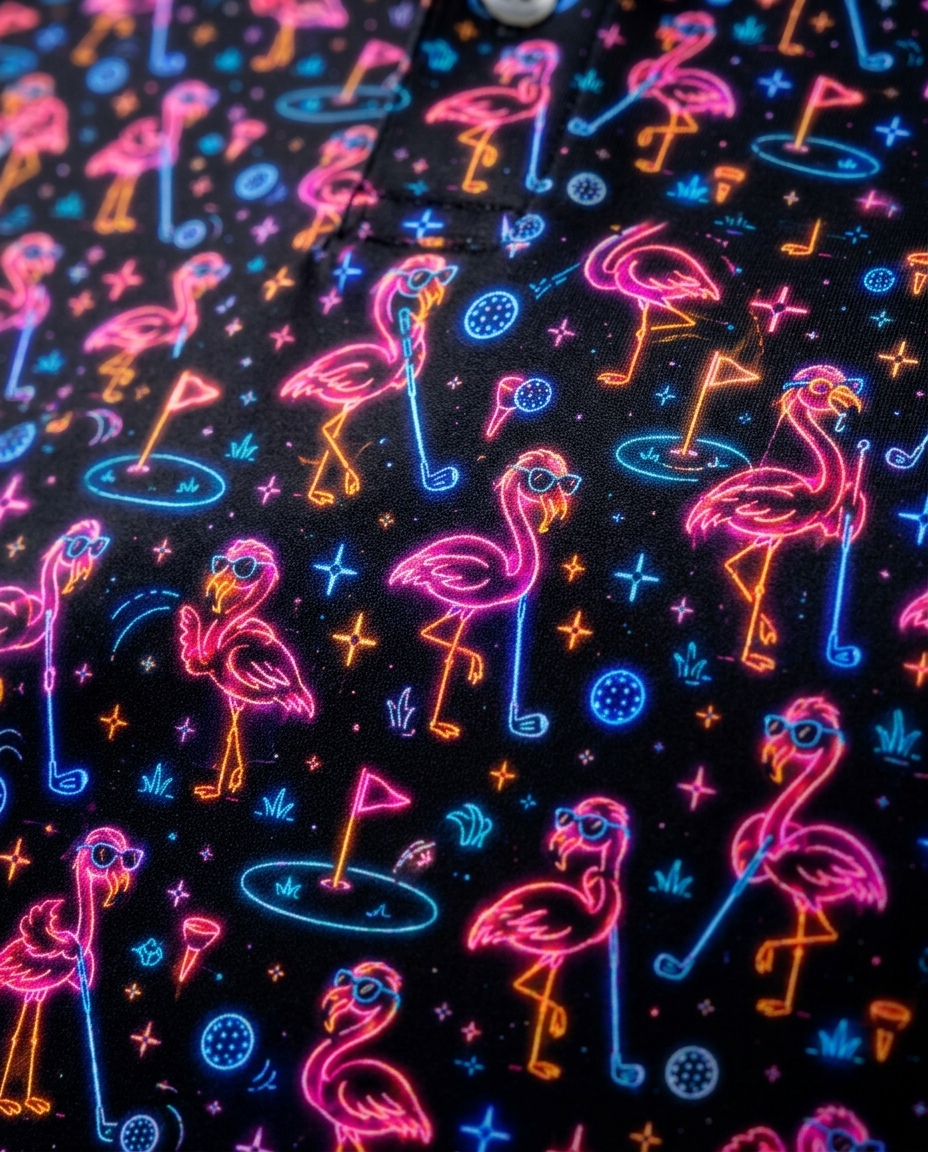 Flamingle Golf Polo