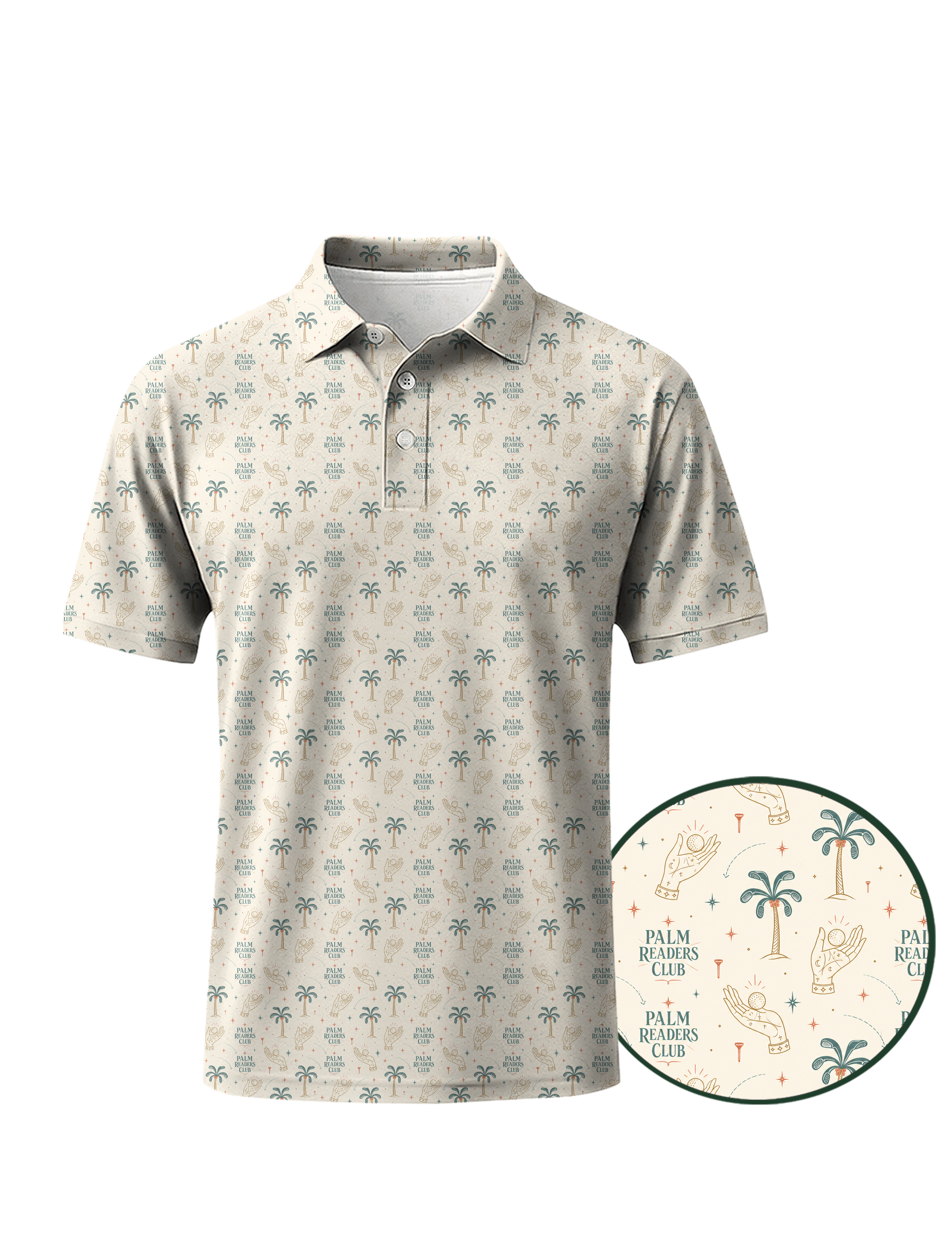 Palm Readers Club Golf Polo