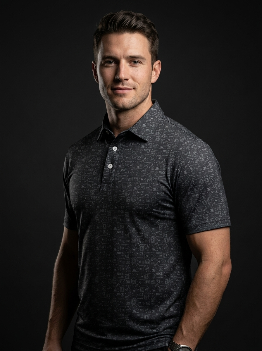 The Charcoal Club Golf Polo