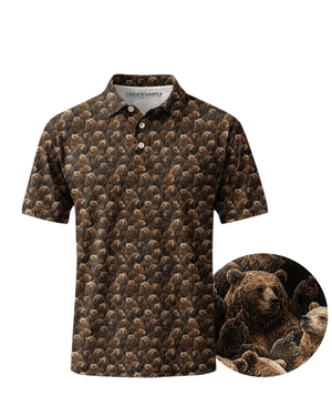 The Bear Mood Polo Golf Polo