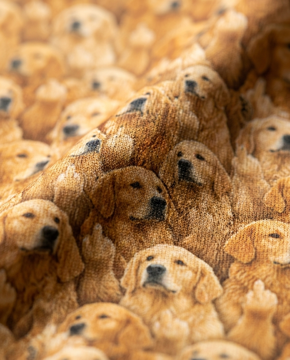 Golden Retriever Golf Polo