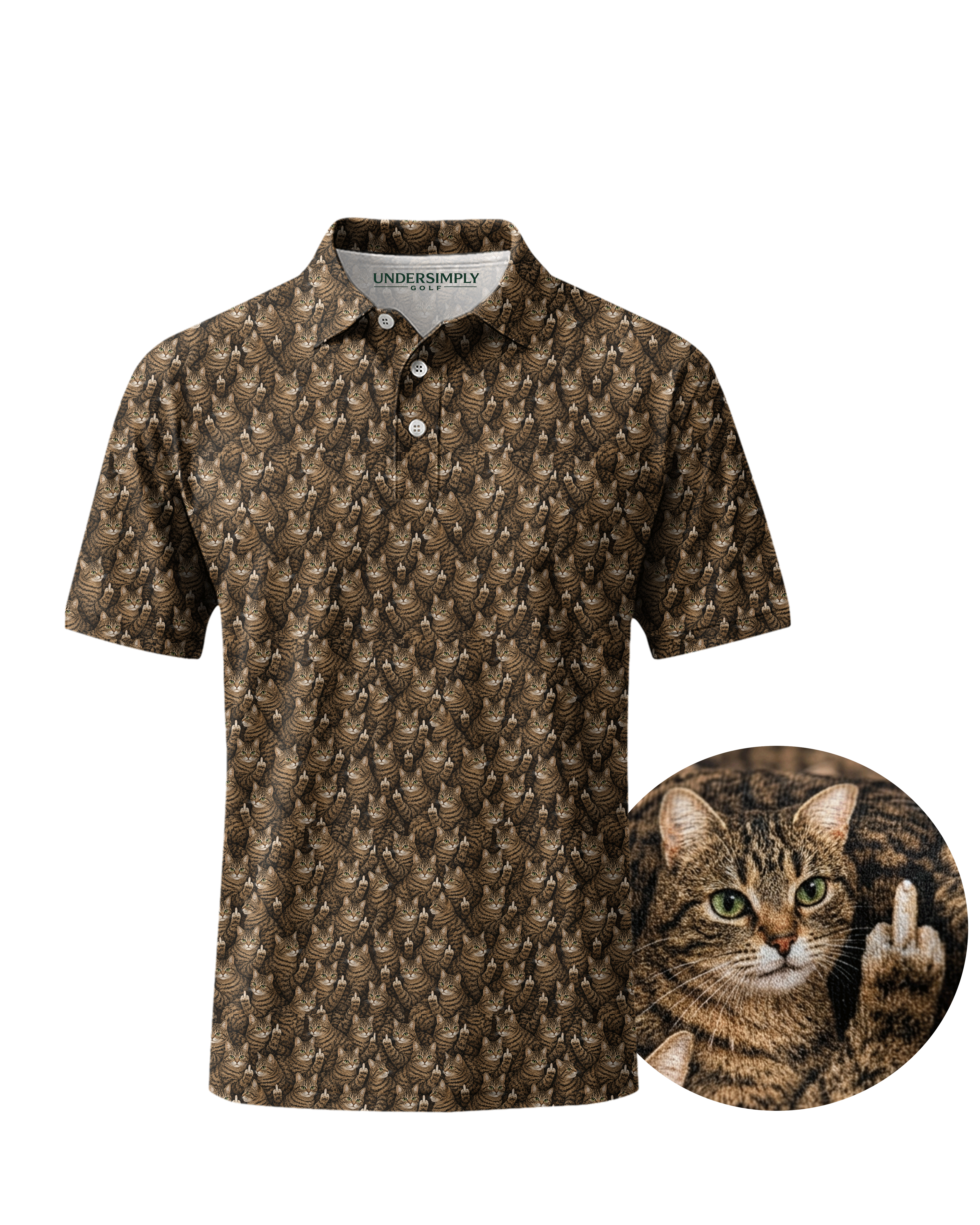 The Catitude Polo Golf Polo
