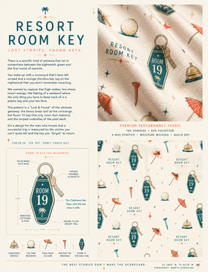 Resort Room Key Golf Polo