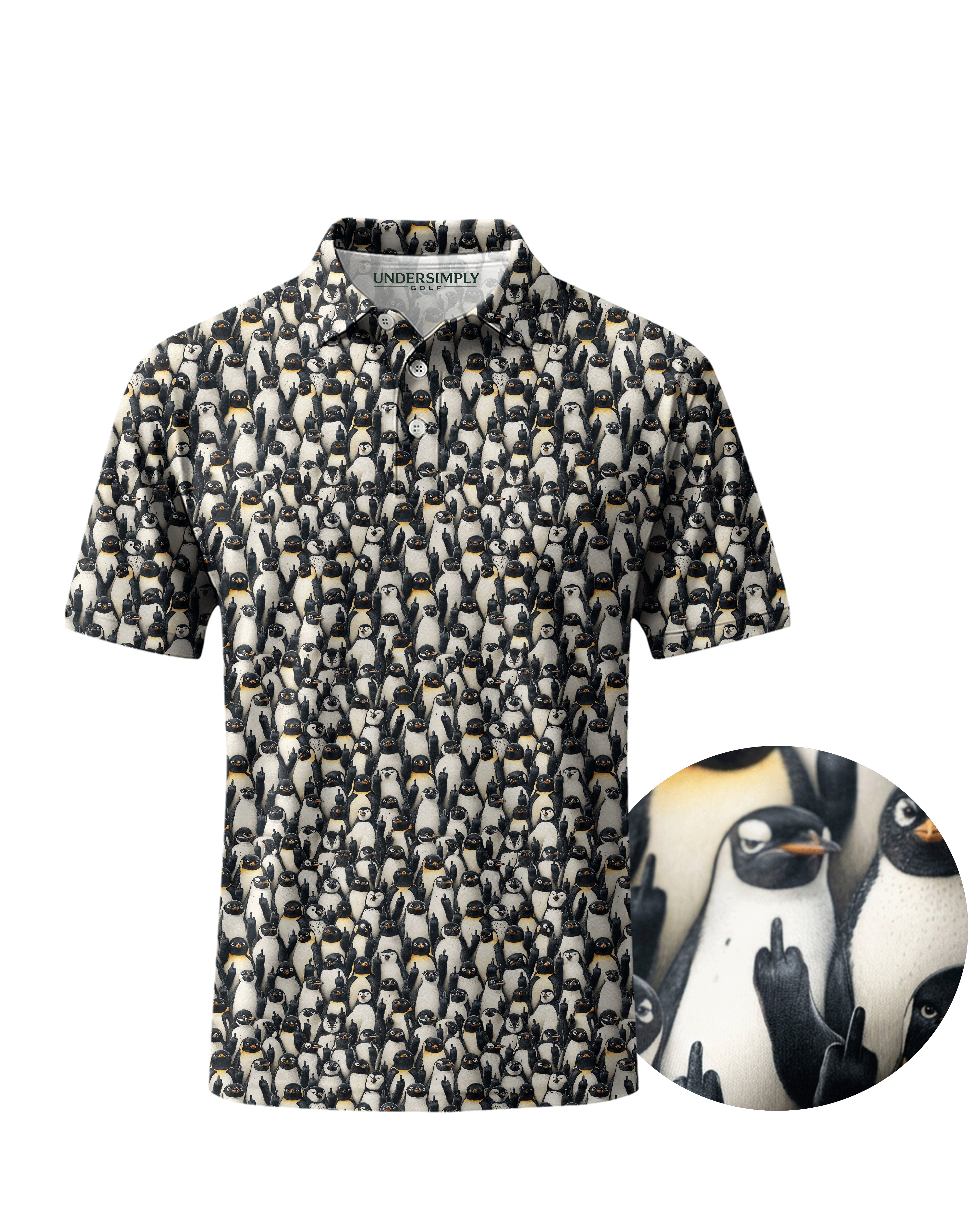 The Penguined Polo Golf Polo