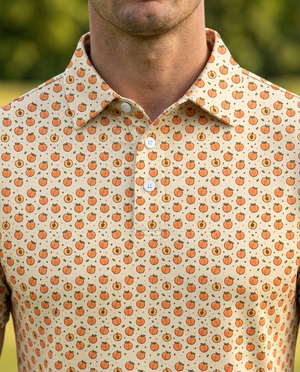 Peach Please Golf Polo