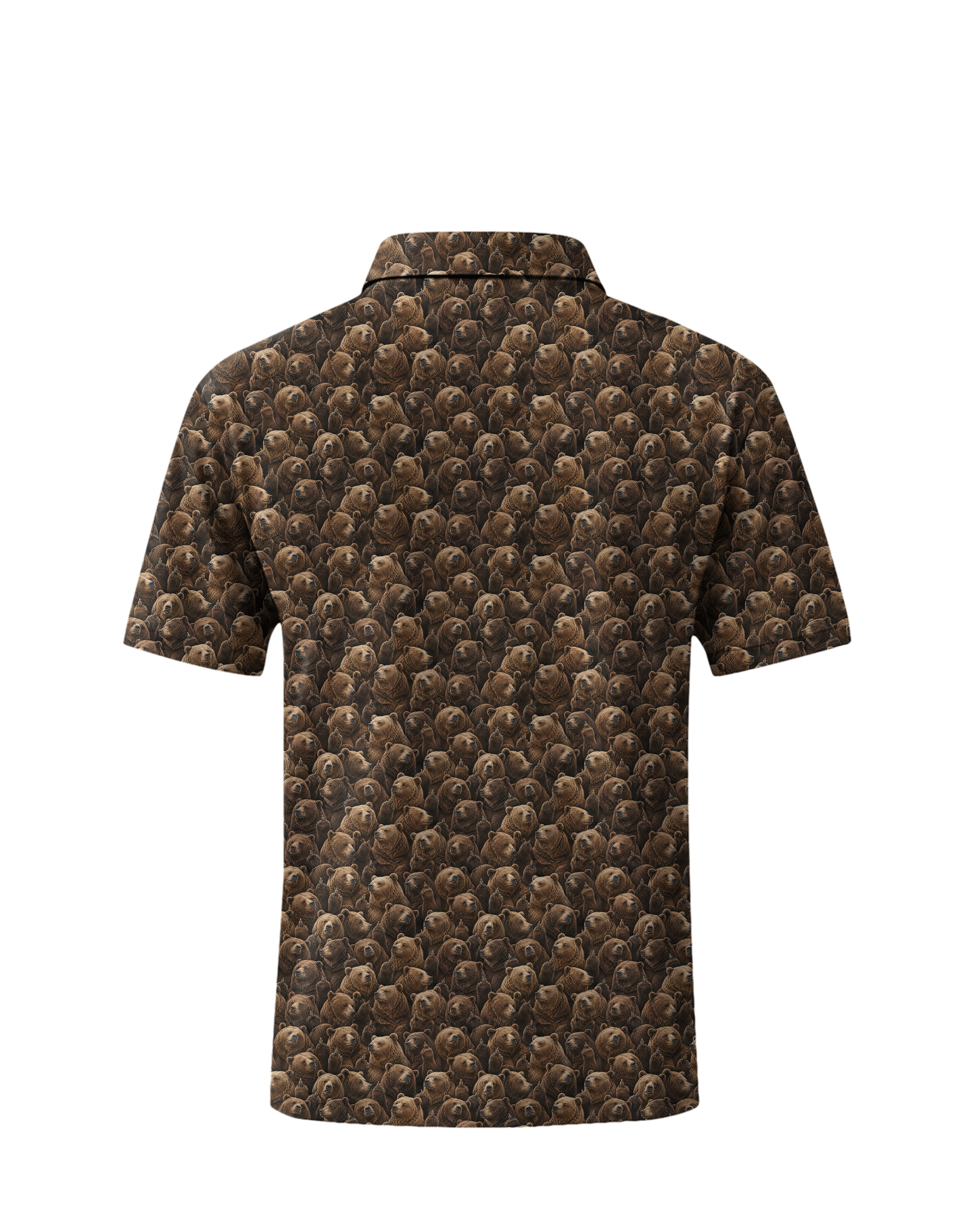 The Bear Mood Polo Golf Polo