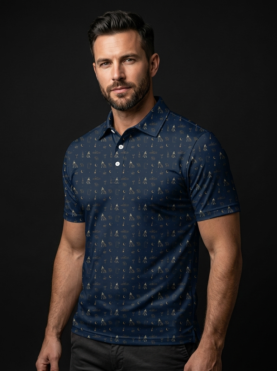 Caddy After Dark Golf Polo