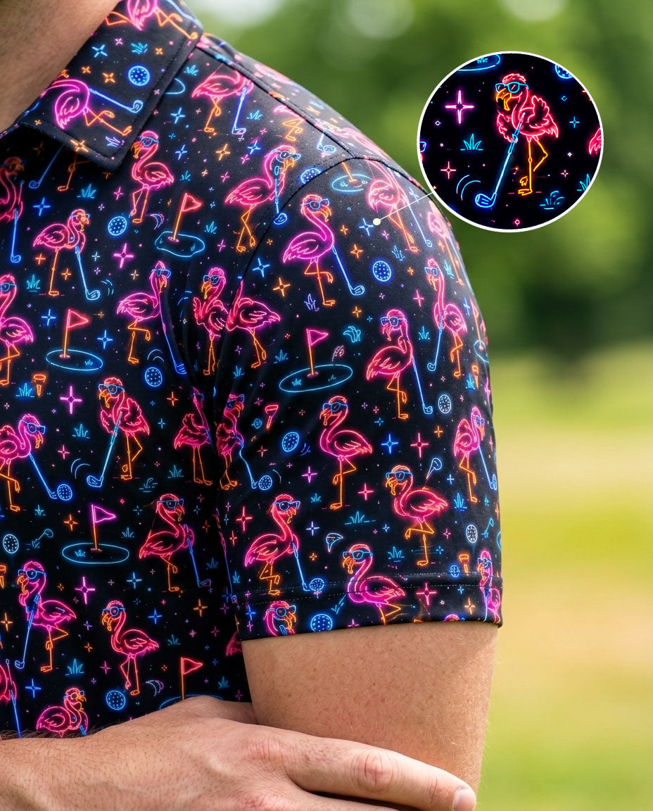 Flamingle Golf Polo