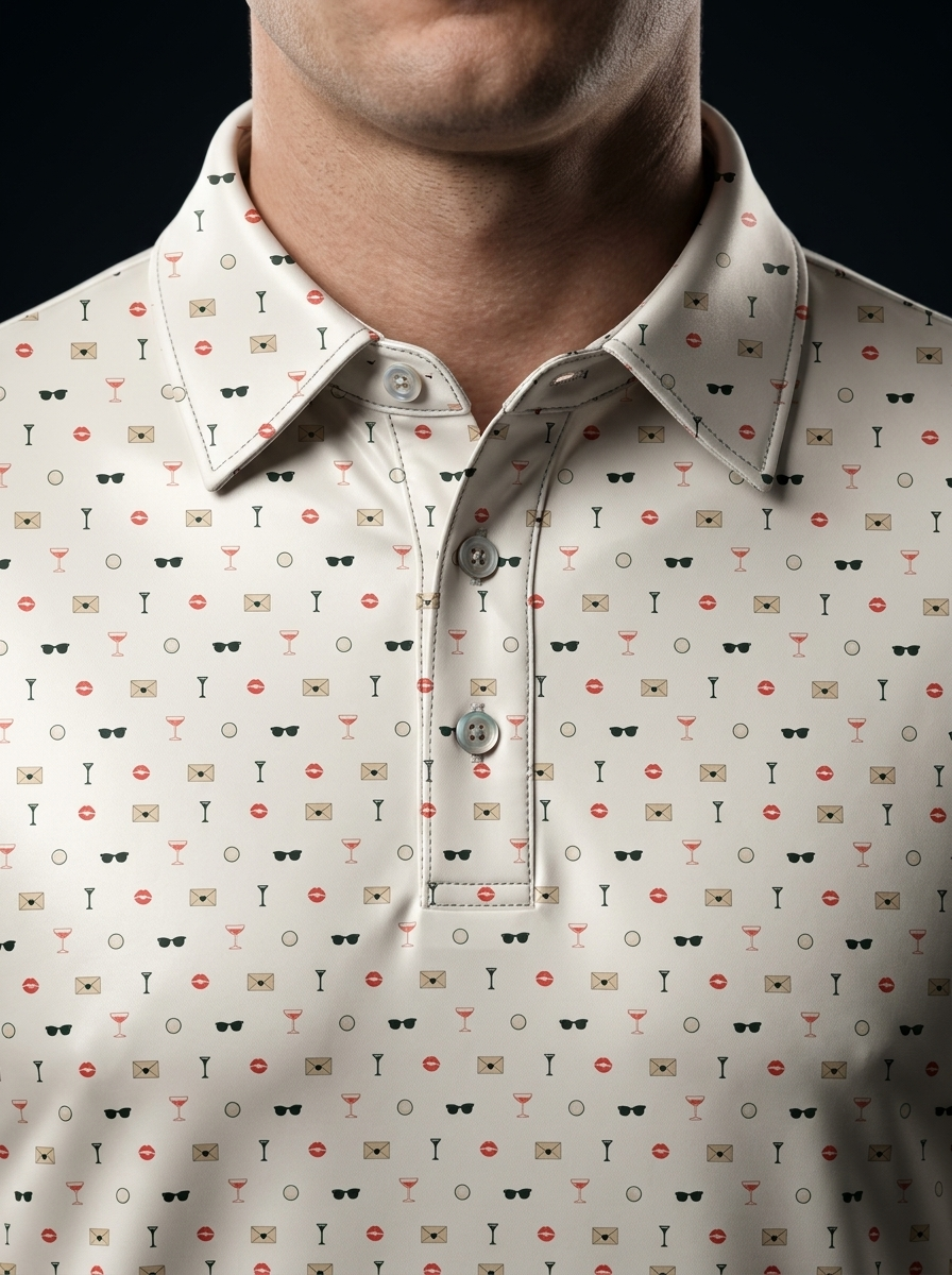 Tee Time Confidential Golf Polo