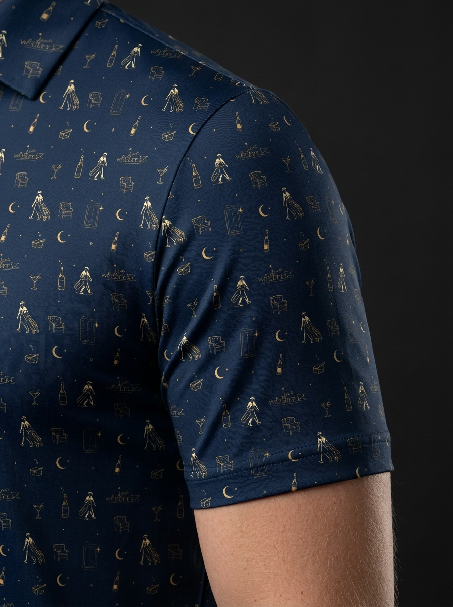 Caddy After Dark Golf Polo