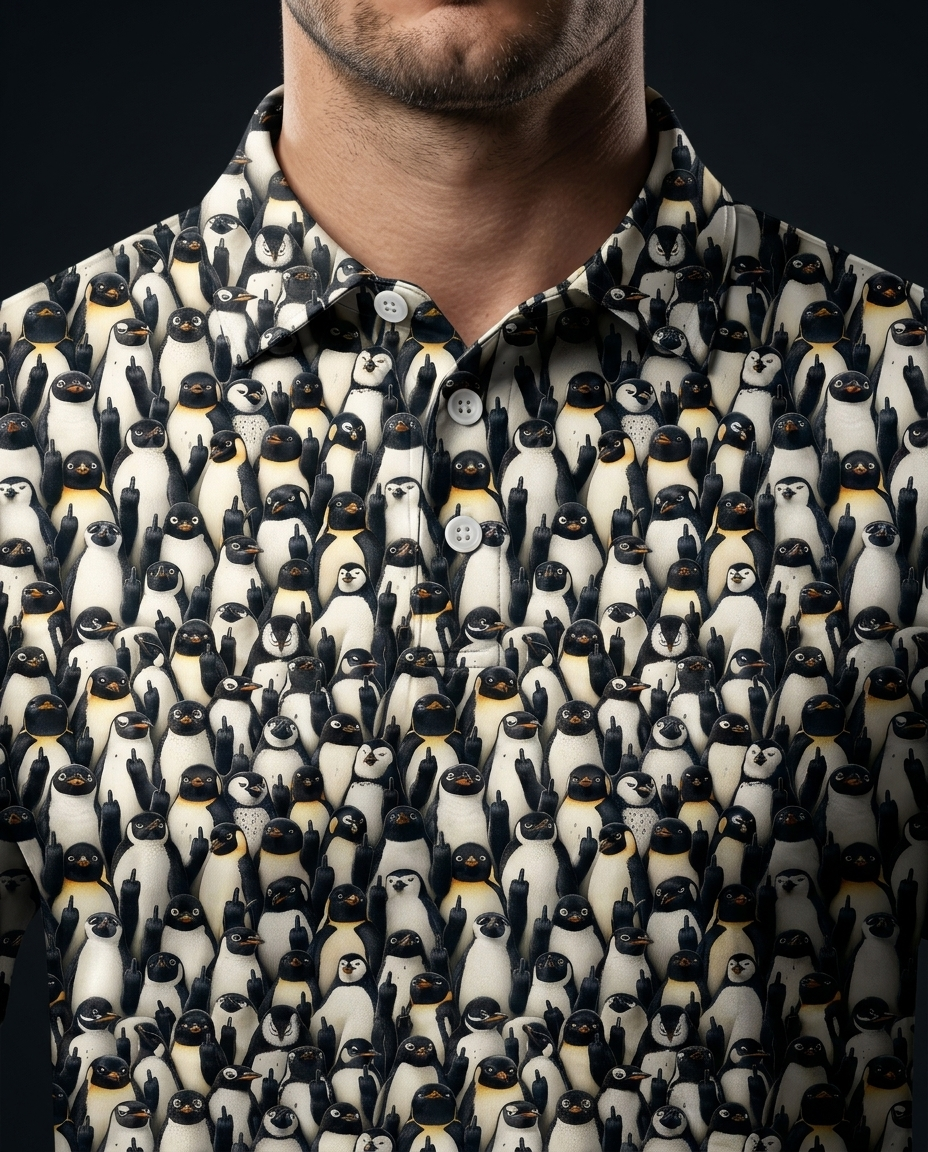 The Penguined Polo Golf Polo