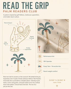 Palm Readers Club Golf Polo