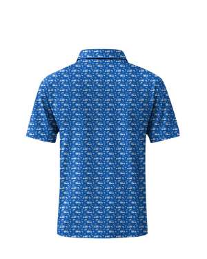 Back Nine Action Polo Royal Golf Polo
