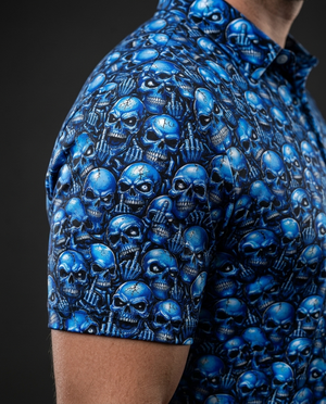 The Skull Mood Polo Golf Polo