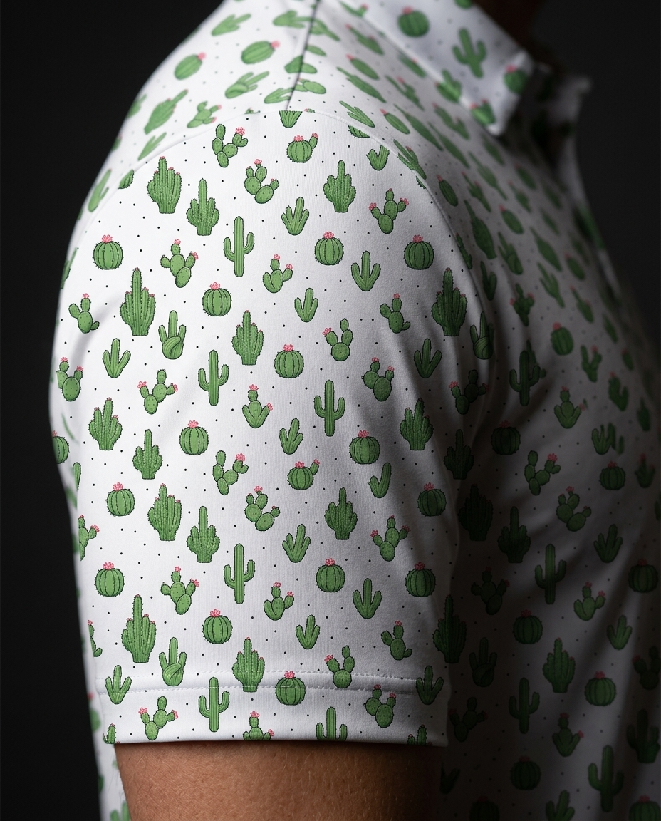 Cactus With Attitude Polo