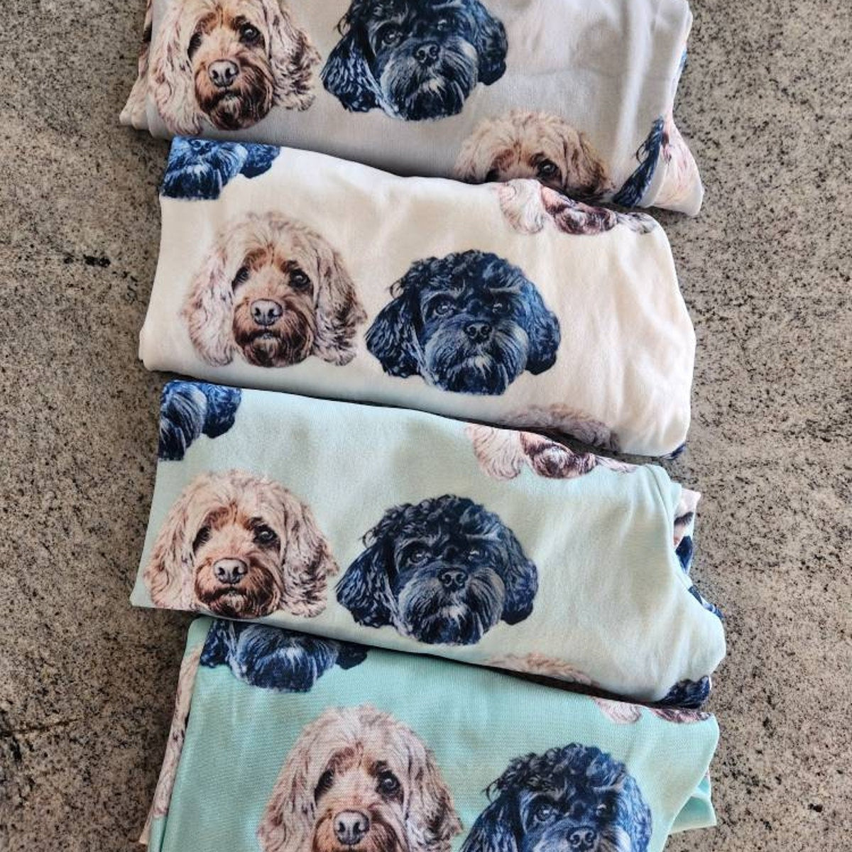 Custom Pet Portrait Pajama Pants – Personalized Dog/Cat/Person Photo & Name Gift
