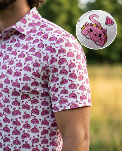 Pink Taco Party Polo